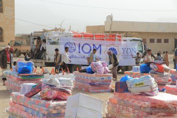 صورة مشروع: مشروع  تقديم المساعدات الشتوية والإيوائية للنازحين المتضررين من النزاع في محافظة مارب